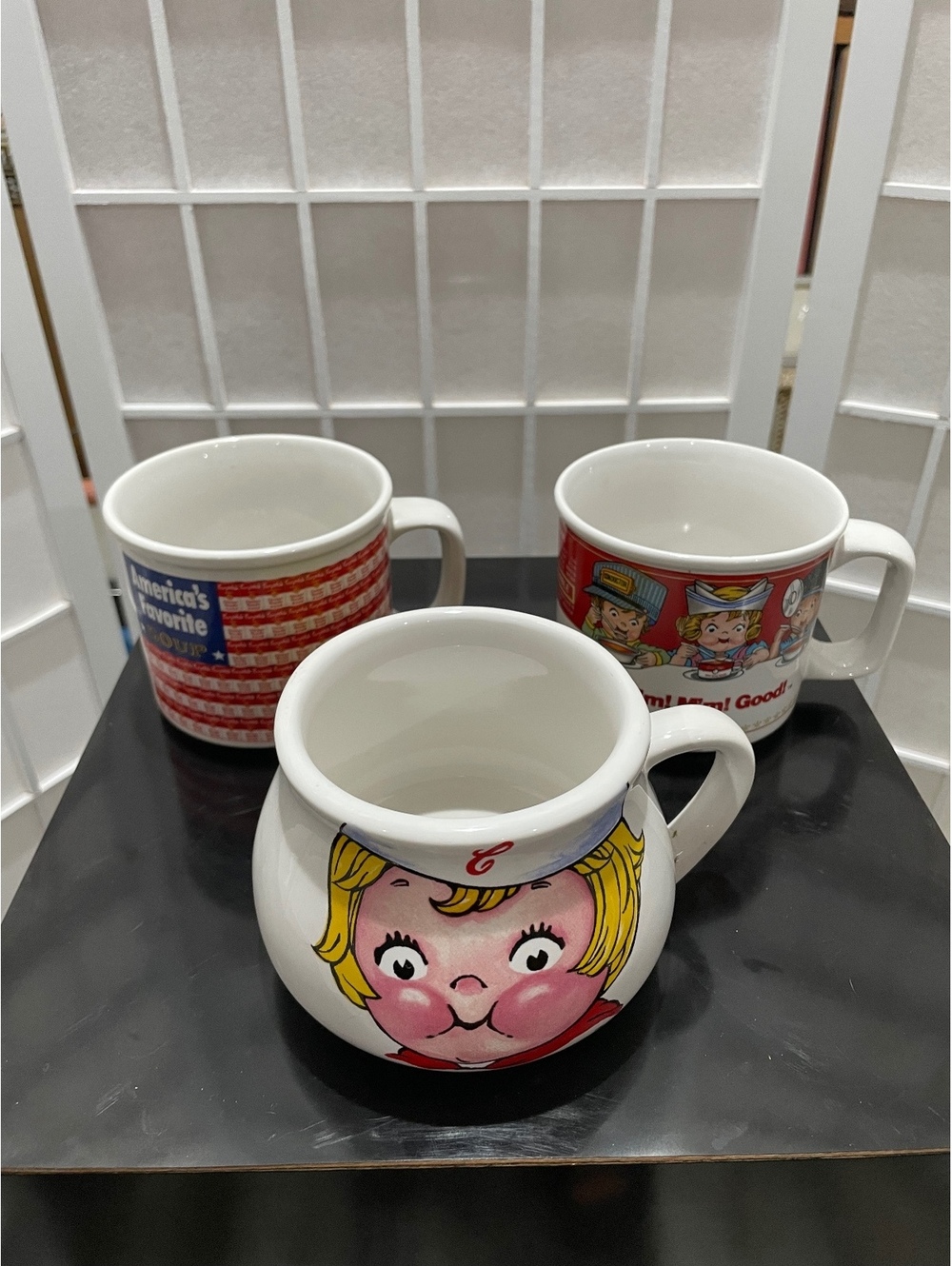 Vintage Campbell's Soup Collectible Mugs Set of 3